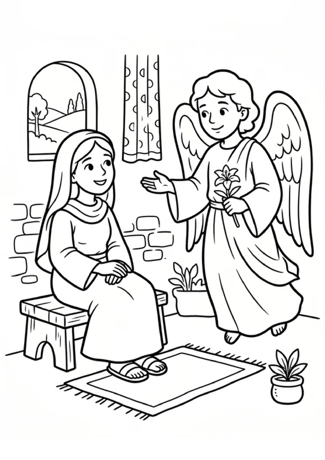 Desenhos biblicos para colorir para imprimir e colorir - imagem 4